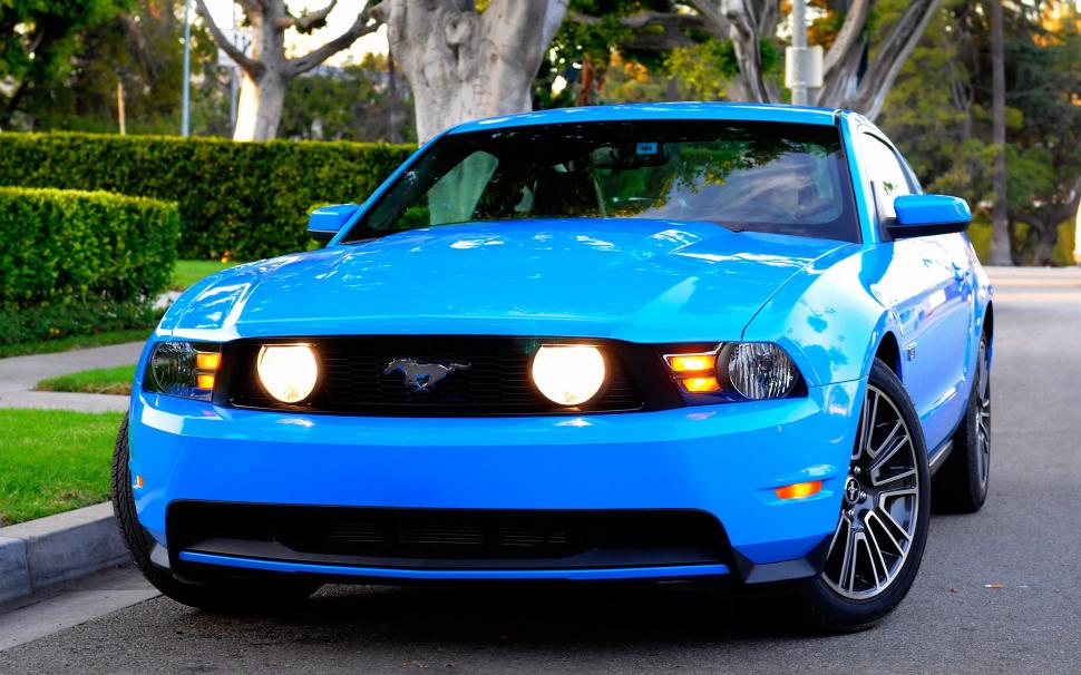 Ford Mustang GT blue car front view wallpaper,Ford HD wallpaper,Mustang HD wallpaper,GT HD wallpaper,Blue HD wallpaper,Car HD wallpaper,Front HD wallpaper,View HD wallpaper,2880x1800 wallpaper