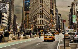 New York Street Buildings HD wallpaper thumb