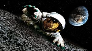 Astronaut on the Moon wallpaper thumb