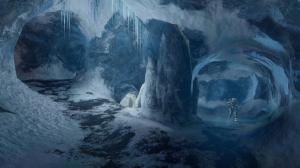 Halo Master Chief Cave Ice HD wallpaper thumb
