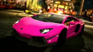 Lamborghini Pink Car HD wallpaper thumb