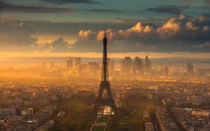 Eiffel Tower Tower Paris Buildings Clouds HD wallpaper thumb