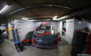 Porsche Race Car Garage HD wallpaper thumb