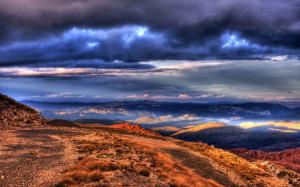 HDR View from Mountains wallpaper thumb
