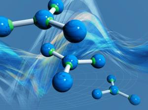 Chemistry, Blue, Molecule wallpaper thumb