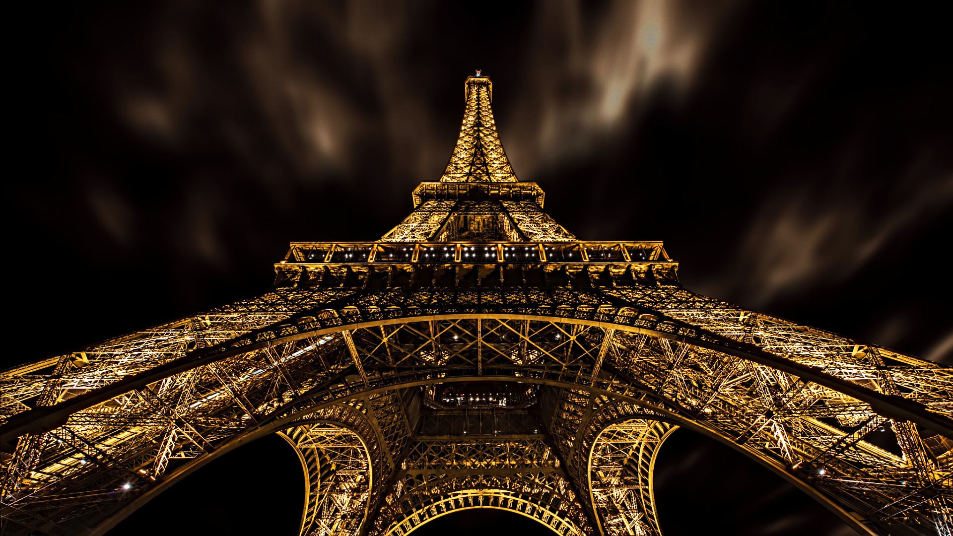 Paris Eiffel Tower Night wallpaper | travel and world | Wallpaper Better