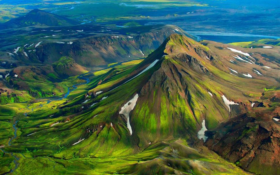 Iceland, mountains, hills, green wallpaper,Iceland HD wallpaper,Mountains HD wallpaper,Hills HD wallpaper,Green HD wallpaper,1920x1200 wallpaper
