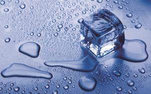 Ice cube, water, blue style wallpaper thumb