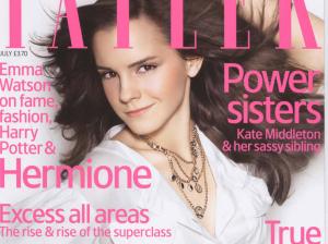 Emma Watson TATLER Magazine Cover HQ wallpaper thumb