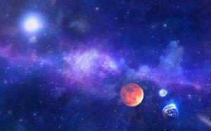 Planets on the sky wallpaper thumb