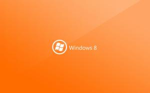 Orange glossy windows 8 wallpaper thumb