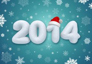 2014 new year christmas wallpaper thumb