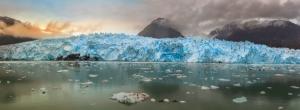 Glaciers, Mist, Fjord, Chile, Panoramas, Water, Cold, Nature wallpaper thumb