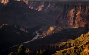 Grand Canyon Canyon Landscape Desert River HD wallpaper thumb