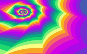 Psychedelic Swirl Colors wallpaper thumb