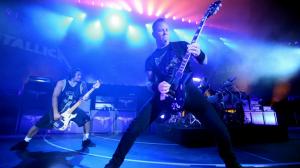 Metallica Concert Light Guitar Band Blue James Hetfield HD wallpaper thumb