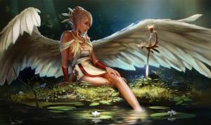 Angel, Fantasy Art, Artwork wallpaper thumb