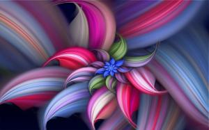 Colorful abstract beautiful flower wallpaper thumb
