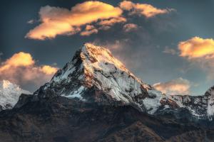 Poon Hill Snow Nepal Mountain Widescreen wallpaper thumb