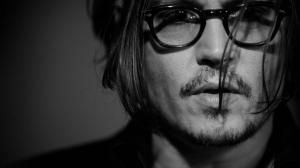 Johnny Depp Monochrome wallpaper thumb