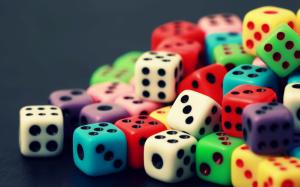 Colorful Dices  Photos HD wallpaper thumb