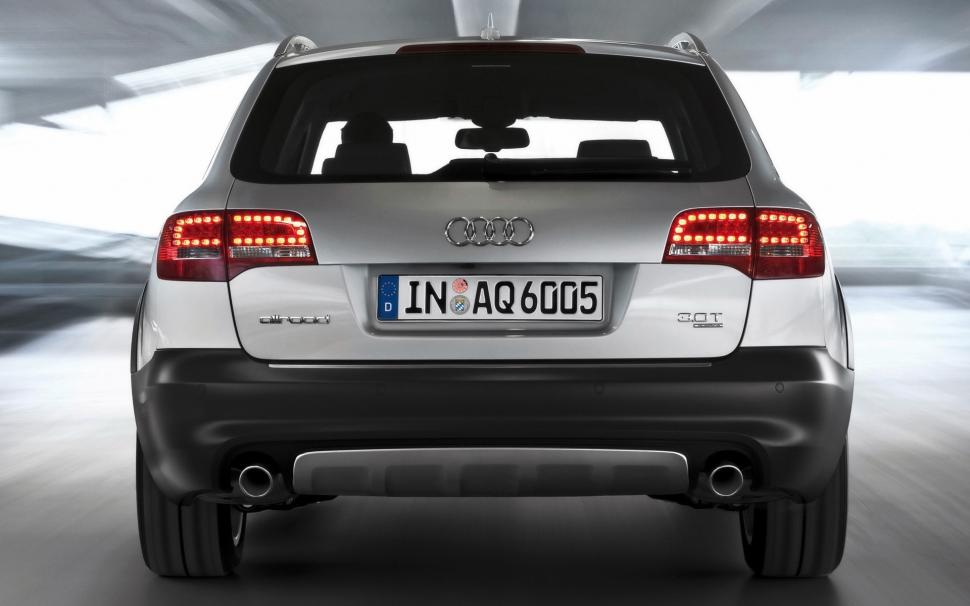2009 Audi A6 allroad quattro - Rear Speed wallpaper,audi allroad HD wallpaper,audi a6 HD wallpaper,1920x1200 wallpaper