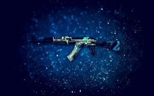 AK-47 assault rifle, CS: GO, PC game wallpaper thumb