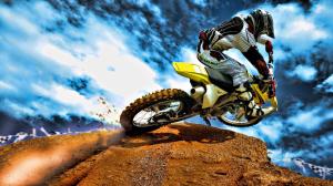 Motocross HDR Bike HD wallpaper thumb