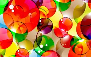Abstract Colorful Bubbles wallpaper thumb