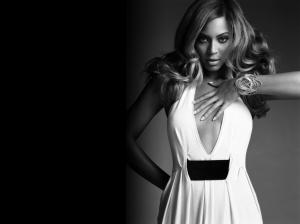 Beyonce white dress wallpaper thumb