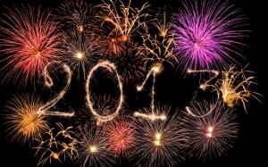 2013 Happy New Year, fireworks creative, beautiful night sky wallpaper thumb