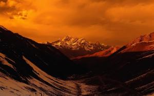Sunset On The Himalayas From China wallpaper thumb