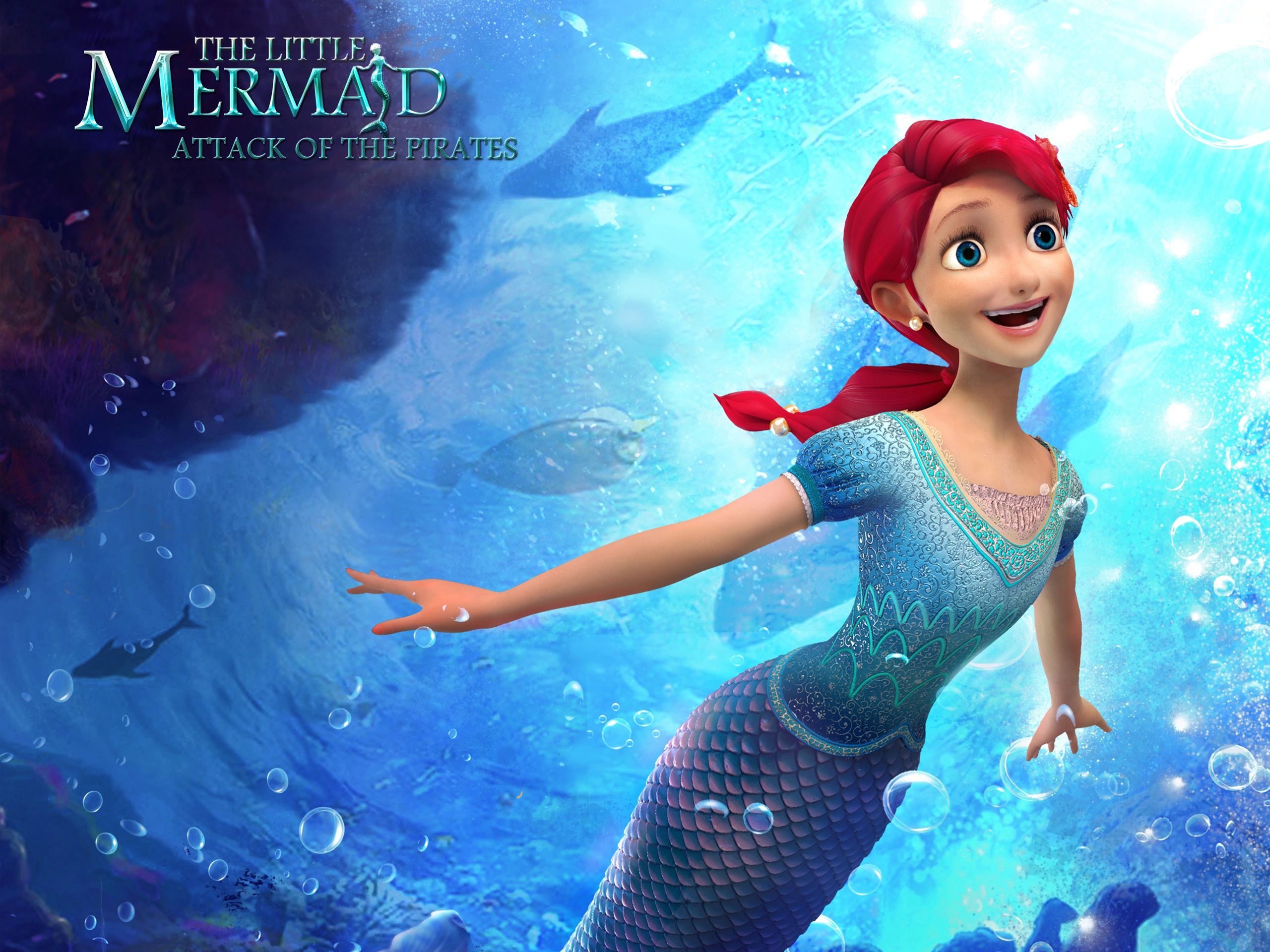 Download wallpaper for 320x480 resolution The Little Mermaid Attack