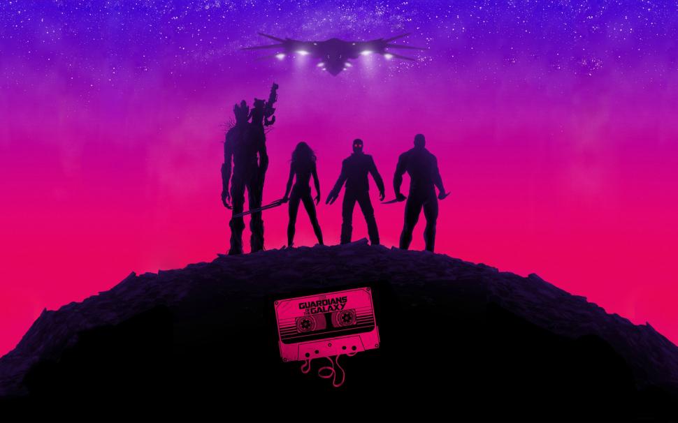 Guardians of the Galaxy, Purple, Pink, Cassettes, Music wallpaper,guardians of the galaxy HD wallpaper,purple HD wallpaper,pink HD wallpaper,cassettes HD wallpaper,music HD wallpaper,2880x1800 wallpaper