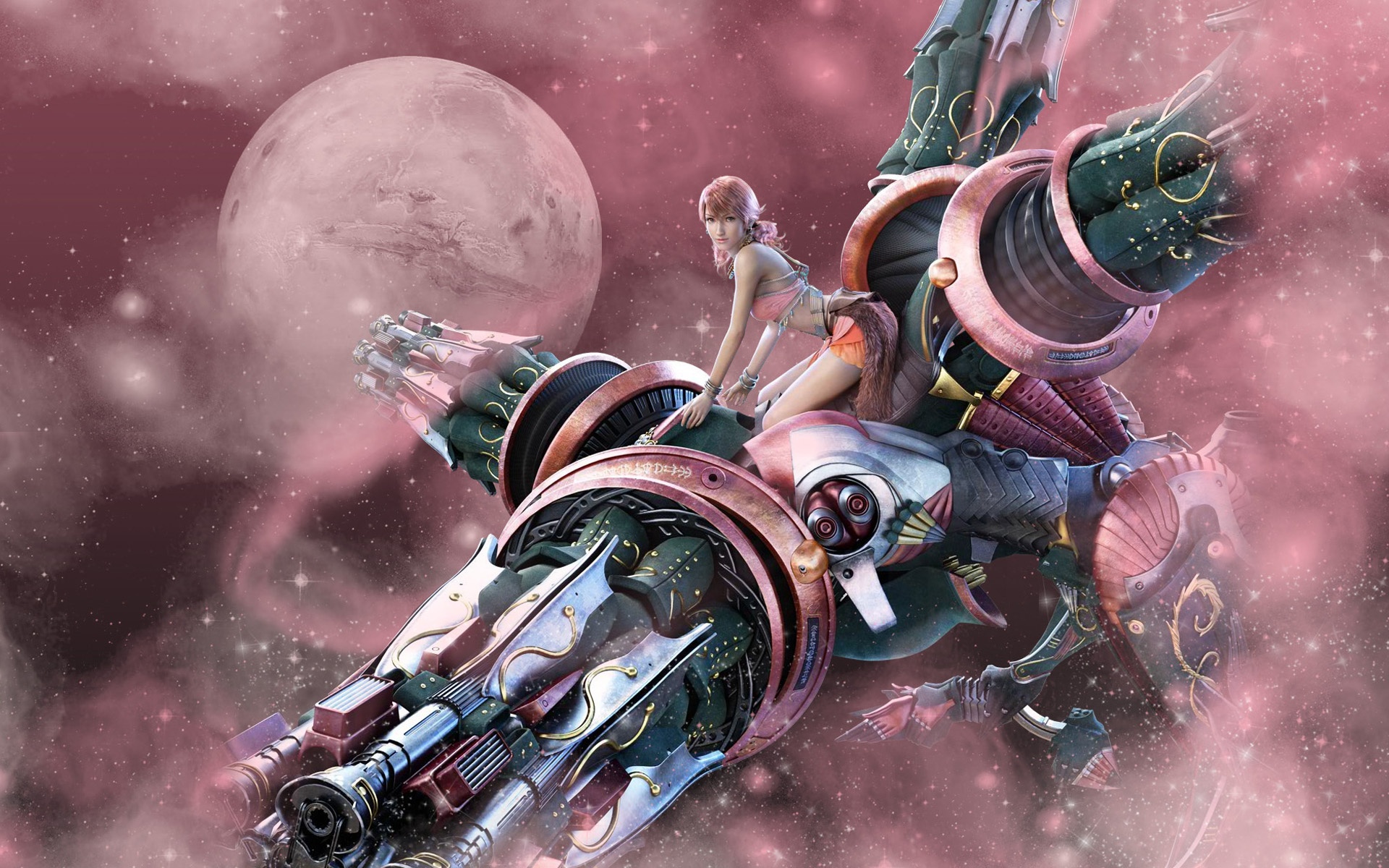 Final Fantasy Xiii Pink Hair Girl Wallpaper Games Wallpaper Better