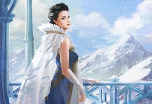 Fantasy, Woman, Beautiful, Snow wallpaper thumb