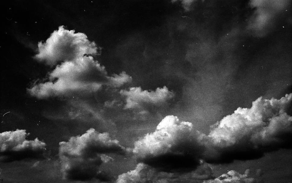 Clouds BW Sky HD wallpaper | nature and landscape | Wallpaper Better