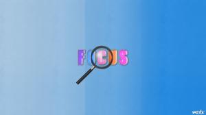 Focus, Magnifying Glass, Blue Background wallpaper thumb