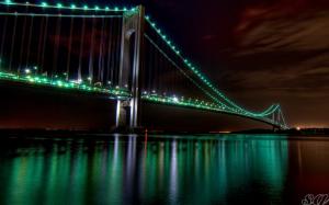 The Golden Gate Bridge Night View HD wallpaper thumb