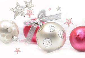 Christmas Holidays Balls Bowknot wallpaper thumb