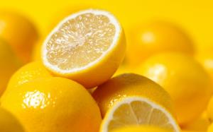yellow lemons wallpaper thumb