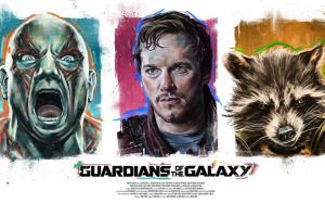 Guardians of the Galaxy Poster Artwork wallpaper thumb