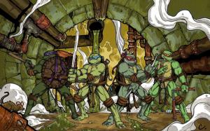 Teenage Mutant Ninja Turtles Leonardo Raphael Michelangelo Donatello Cartoon wallpaper thumb