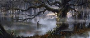 Fantasy, Forest, Tree, Person wallpaper thumb