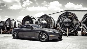 Aston Martin DBS Jet Engine HD wallpaper thumb