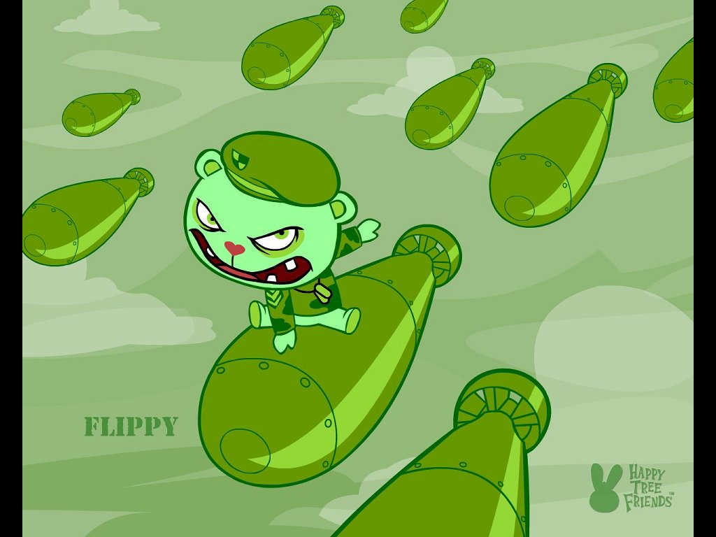 Happy Tree Friends Flippy Hd Wallpaper Anime Wallpaper Better