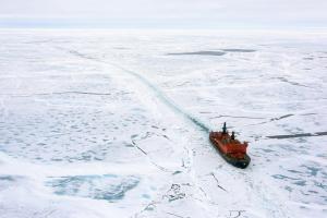 Ice, Arctic, Ship, Icebreakers, Rosatom, Nuclear-powered wallpaper thumb