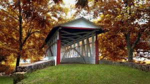 Knisely Covered Bridge, Bedford County, Pennsylvania wallpaper thumb