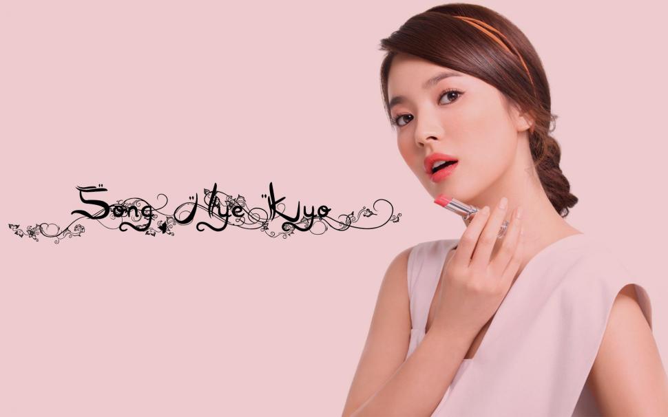 Song Hye Kyo Red Lipstick wallpaper,1920x1200 HD wallpaper,song hye kyo HD wallpaper,actress HD wallpaper,south korean actress HD wallpaper,red lipstick HD wallpaper,1920x1200 wallpaper