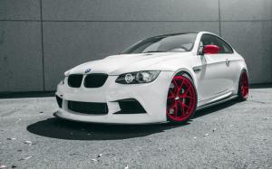 Car Tuning BMW M3 White wallpaper thumb